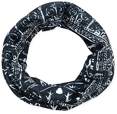 HAD Erwachsene Multifunktionstuch Printed Fleece Tube Babylon Funktionstuch, Schwarz, One Size
