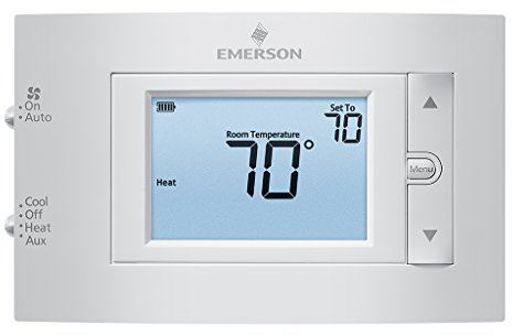 White-Rodgers Emerson 1F83H-21NP Heat Pump (2H/1C) Non-Programmable Thermostat