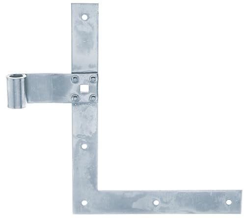 Alberts 313326 Fensterladen-Winkelband | Abschluss gerade oder Karpfenschwanz für oben oder unten | galvanisch verzinkt, dickschichtpassiviert | Rolle: Ø13 mm | Größe 250 x 200 x 30 mm