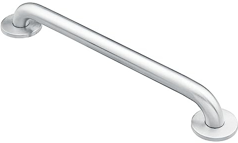 Moen Home Care Bathroom Safety 32 Inch Stainless Steel Handicap Grab Bar for Bathtub and Shower, Elderly Assistance Product with Concealed Screws, 8732
