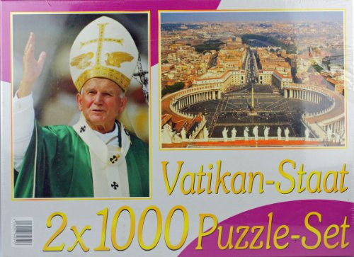 Vatikan-Staat 2 x 1000 Puzzle-Set