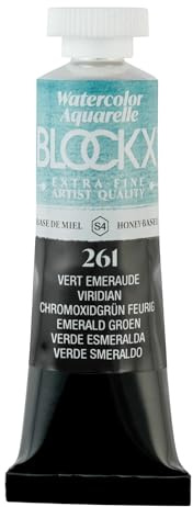 BLOCKX 44261BXC Transparent Aquarelle Extra-fine Vert Emeraude 15ml