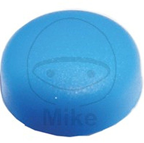 Dresselhaus Nummernschildabdeckkappen universal für Nummernschildschrauben, passend für M5 / M6 / 4,8 und 5,6 mm, 12 x 9 x 5 mm, 100 Stück, blau