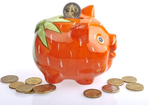 by-Bers Möchtegern-Sparschwein, Spardose Handarbeit aus Keramik als Erdbeere, Zebra, Tiger, Wassermelone, Marienkäfer, Maiskolben, Leopard, Karotte Hier: (Zebra) (MG:Spar_Karotte)