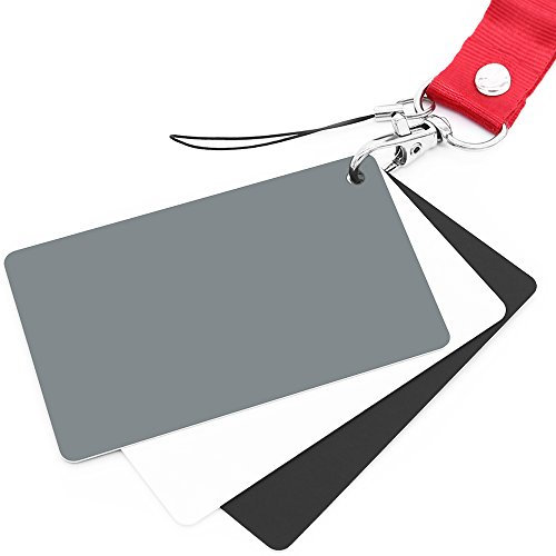 Anwenk Grey White Balance Card 18% Exposure Photography Custom Calibration Camera Checker for DSLR and Film