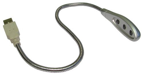 World of Data Extra Bright USB Light For Laptop/Notebook/Netbook ~ (3) TRIPLE LED ~ Flexible ~ Accessory