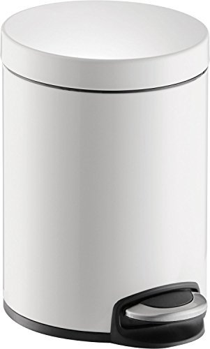 helit H2403405 - Tret-Abfallbehälter „the silent“ 5 L, weiß