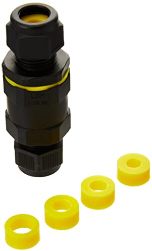 Knightsbridge JBAV002 JB IP68 16A Weatherproof Inline Connector (3 Pole), 230 V, Grey