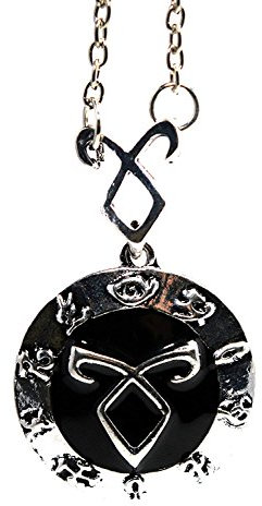 Halskette mit Anhänger im Chroniken-der-Unterwelt-Stil – Angelic Power, Power Rune Shadowunter Clary Fray in Geschenkbox