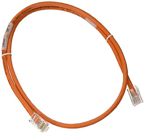 C2G /Cables to Go 24494 Cat5E - Cable de conexión Cruzado de Red sin blindaje (UTP), Color Naranja (0,91 Metros)