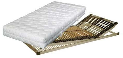 MALIE Smaragd medicott Set bestehend 5-Zonen Tonnentaschenfederkernmatratze in 120x200 cm im Härtegrad 3 / H3 Plus Lattenrost Techno-Flex verstellbar in 120x200 cm – SOFORT LIEFERBAR!