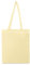 My Custom Style 25 Einkaufstaschen aus Baumwolle, 145 g, Beige, 38 x 42 cm, lange Griffe 70 cm