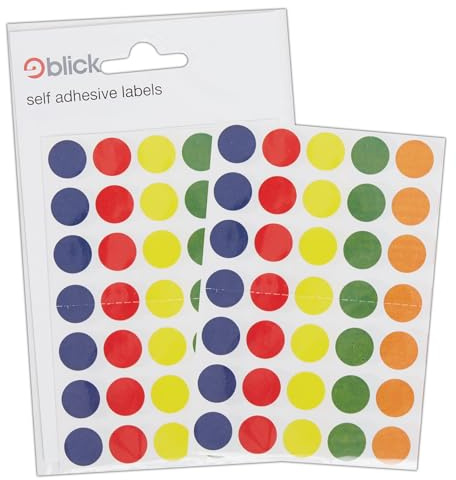 Blick Label Bag 8mm Assorted 320 003656 Pack of 20 - 119-5856