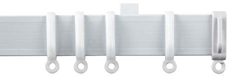Plastic Curtain Track Ideal for Bay or Straight Windows 420cm (165)