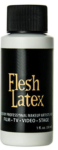 Horror-Shop Flüssig Latex Transparent/Flesh 30ml für Spezial Make-up Effekte