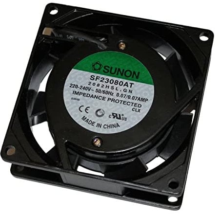 Fan 230V AC 14W 80x80x25mm 29m³/h 2300U/Min 29m³/h Sunon SF23080AT2082HSL