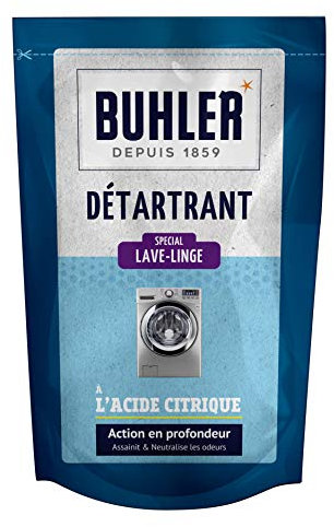 Buhler Nettoyant Détartrant Lave Linge Doypack de 200 g - Lot de 4