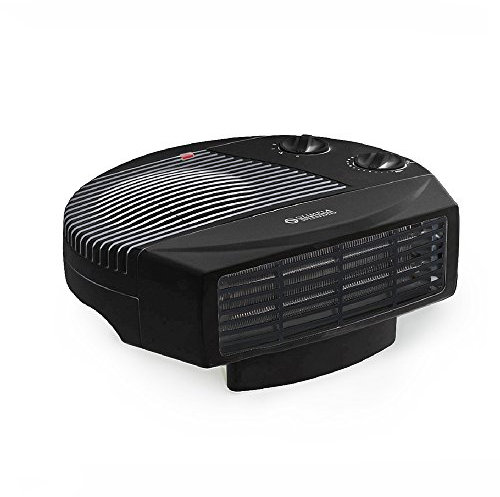 Olimpia Splendid 99546 Cromo Radiale Termoventilatore, 2000 W, Nero