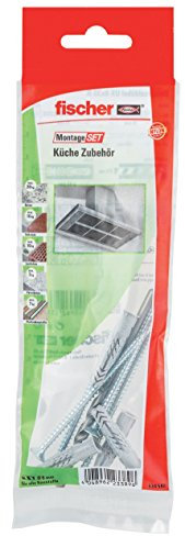 Fischer 534588 MontageSet Küche Zubehör B, Dübel und Schrauben Set