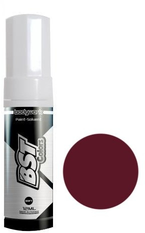 BST Colors Pinceau Retouche Compatible avec RAL Solvanté 12Ml Brillant 3004 Rouge pourpre