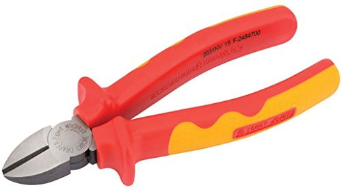 Draper Expert 69178 VDE Diagonal Side Cutters,Blue,160 mm