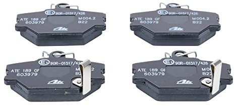 ATE Original Bremsbeläge - Belagsatz - für Scheibenbremse - 13.0460-3979.2 - ECE-R90 Straßenzulassung, grau