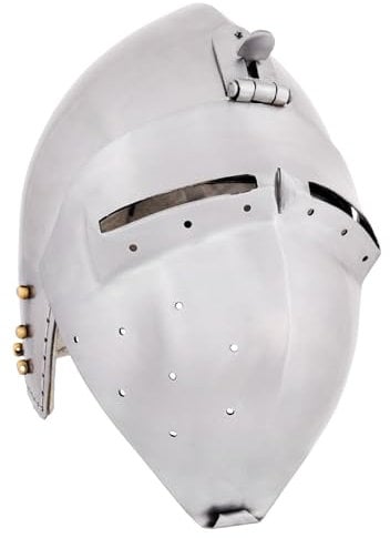 Ulfberth Deutsche Beckenhaube mit Visier, 2 mm Stahl (S)