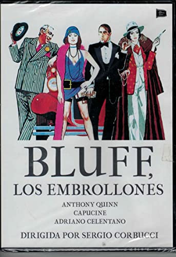 BLUFF, Los embrollones - Bluff Storia di Truffe di Imbroglioni - Director Sergio Corbucci - Anthony Quinn, Capucine y Adriano Celentano. Audio in Italienisch und Spanisch. Untertitel in Spanisch.