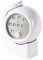 Festive Lights - White Outdoor Security Wall Light - Clear White SMD LEDs - Battery Operated PIR Motion Sensor - Wall Mounted with 360 Degree Adjustability for Enhanced Safety (Pack of 2)
