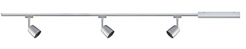 Paulmann URail Set Cover max. 3x10W GU10 Chrom matt/Chrom 230V Metall 1m