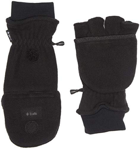 Barts Unisex Convertible Mitts Handschuhe, Schwarz (Nero 1), One size