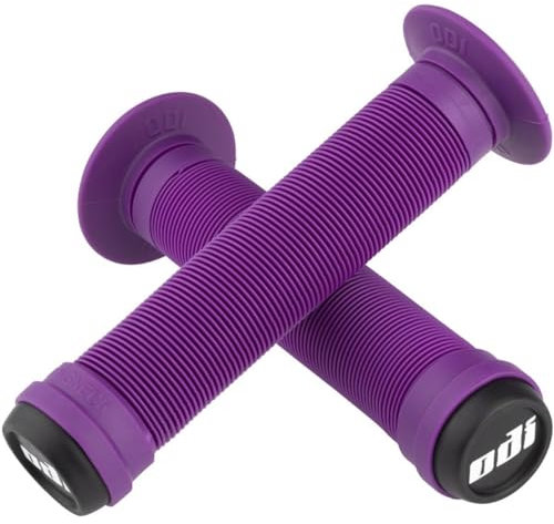 ODI Unisex – Erwachsene Griffe BMX Longneck ST, Lila, 143 mm