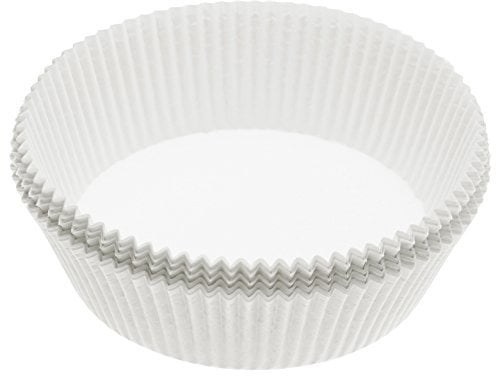 KitchenCraft Cake Tin Liners 8 inch Round, Non Stick, Ideal for Fruit Cakes and Sponges, 20 cm, Pack of 40 Liners, Weiß