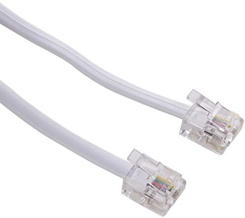 Dexlan Cordon téléphonique RJ11 vers RJ45 7 m Blanc