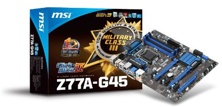 MSI - 911-7752-001 - Z77A-G45 - Carte mère - ATX - Intel - Socket 1155