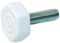 Beko Flavel JMB Kyoto Lec Swan Fridge Freezer Adjustable Foot/Glider Assembly. Genuine part number 4117650300