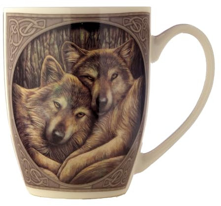 Puckator Lisa Parker Wolf Tasse aus Porzellan