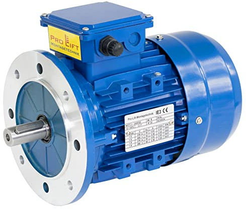 Pro-Lift-Montagetechnik Elektromotor 1,5kW IE3 Drehstrommotor 2850U/min Industriemotor 380V mit Flansch B5 Ausführung
