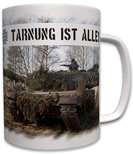 Tarnung Ist Alles Bundeswehr Panzer Panzertruppe Tarnen Leopard 2- Tasse #7377