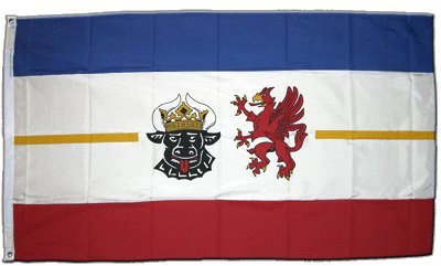 XXL Flagge Fahne Deutschland Mecklenburg Vorpommern 150 x 250 cm
