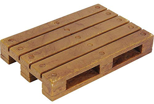 Carson 500907094 1:14 Kunststoff Europalette 4 Stück - Modellbau, Zubehör für Trucks, Truck Modellbau, RC Trucks, RC LKW, Palette für ferngesteuerte Trucks
