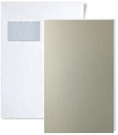 1 MUSTERSTÜCK S-12433 WallFace CHAMPAGNE BRUSHED Deco Collection Wandverkleidung MUSTER in ca. DIN A5 Größe