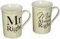 Lesser & Pavey LP33186 Mugs Set, Ceramic, 300 milliliters, Cream