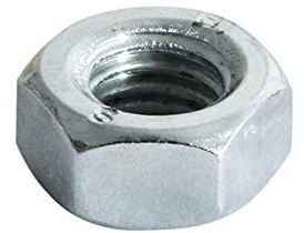 TIMCO DIN 934 BZP Hex Nut - M16 - Zinc - Pack of 4