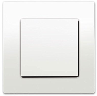 SIEMENS Delta Viva Blanc Va et Vient + Plaque Blanc