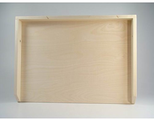 Tavoliere Spianatoia In Legno 3 Misura rettangolare con rialzo 70X50Cm