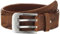 MGM Herren Gürtel Doppeldorn, Einfarbig, Gr. 85 cm, Braun (nougat gelammt 3)