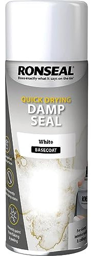 Ronseal QDDSAW400 Quick Dry Damp Seal Aerosol White 400ml