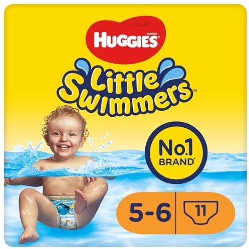 Huggies Little Swimmers - Pañales de natación (12-18 kg, 11 unidades)