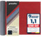 Primaflor Sauberlauf - PICOLLO, Rot, 2,00m x 4,00m, Rutschfester Schmutzfangläufer Meterware, Robuster Küchenläufer nach Maß, Zuschneidbarer Teppichläufer, Eingangsmatte für Flur und Windfang